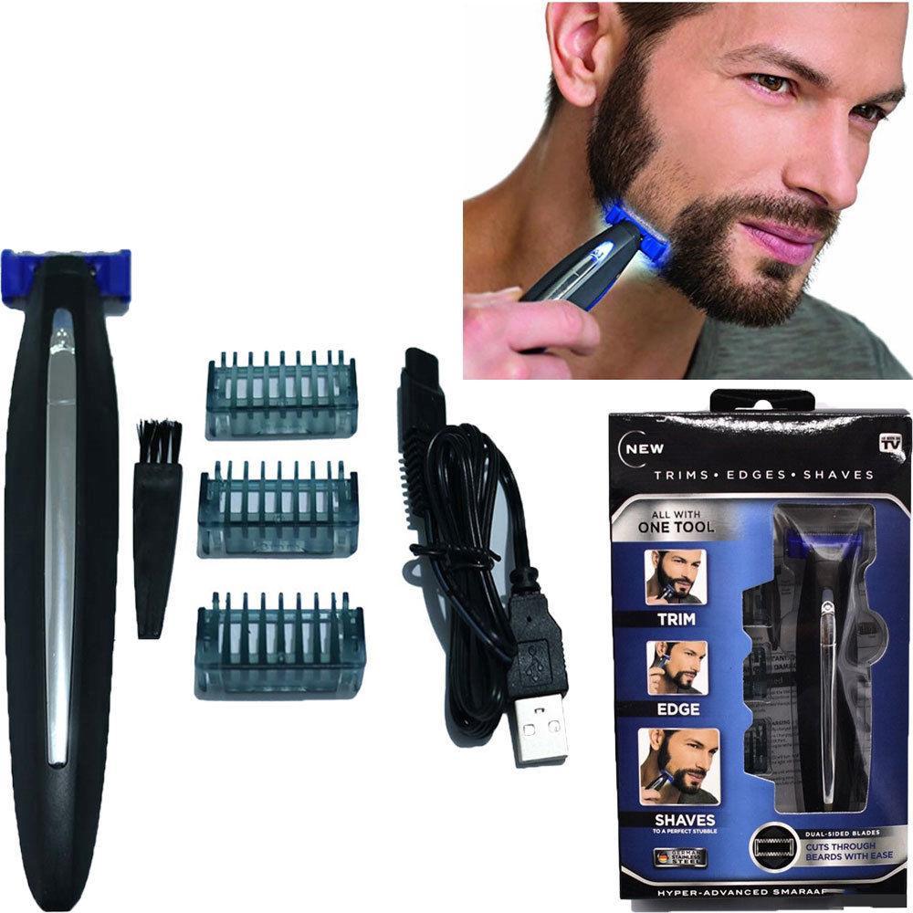 1713172613_trimmer-britva Триммер - бритва для мужчин Micro Touch Solo, мужская машинка для стрижки волос - Зображення 1