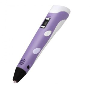 3D ручка c LCD дисплеем Pen 2 3Д принтер для рисования ФИОЛЕТОВАЯ — фото 2