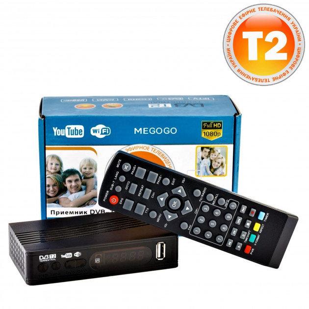 1954387173_tyuner-t2-mg811 Тюнер T2 MG811 приставка с просмотром YouTube IPTV WiFi HDMI USB MEGOGO - Зображення 1