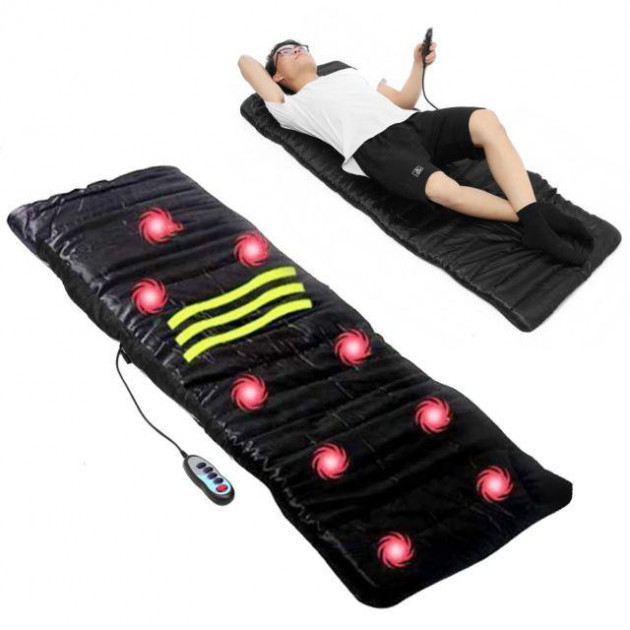 2532773294_massazhnyj-matras-s Массажный Матрас с Подогревом Massage 9 Режимов - Зображення 1