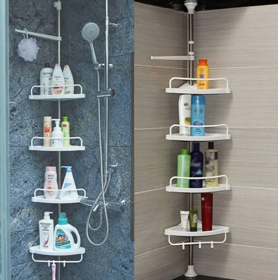 2572038044_uglovaya-polka-dlya Угловая полка для ванной комнаты Multi Corner Shelf Стойка Стелаж - Зображення 1