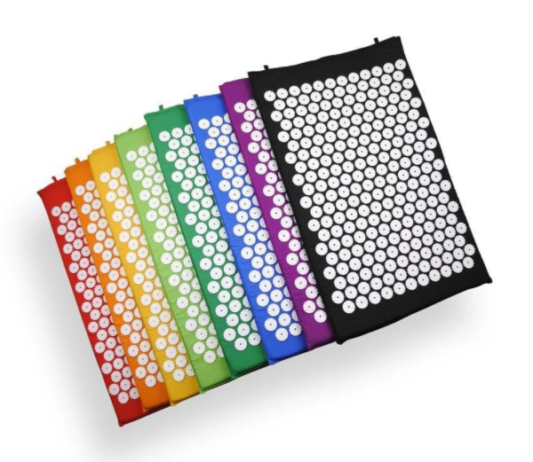 Масажний ортопедичний килимок з подушкою Acupressure Mat Ортопедический массажный коврик 65 см*41 см