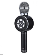 Караоке микрофон Wster WS-669 беспроводной микрофон со встроенным динамиком (USB, microSD, AUX, Bluetooth) — фото 4