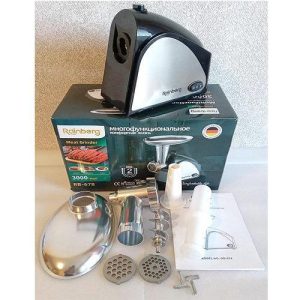 Мясорубка Rainberg RB-678 3000W + Насадка Для Колбас — фото 2