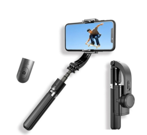 Стабилизатор телефона Gimbal L08. Штатив держатель телефона с Bluetooth пультом дистанционного управления — фото 2