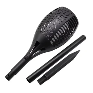 Водонепроницаемый фонарь 52 см с эффектом пламени Solar flame led light sensor activated — фото 2
