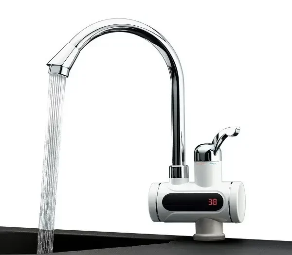 Кран водонагреватель с LCD экраном Instant Electric Heating Water  (нижнее подключение) FT-003