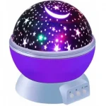 Ночник-проектор звездное небо Star Master Dream QDP01 Фиолетовый, синий, розовый — фото 2