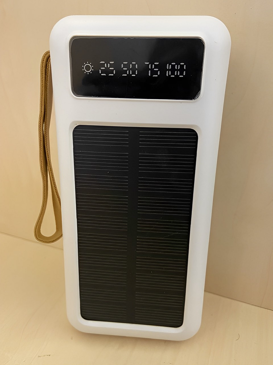 4224547593_poverbank-viaking-30000 Повербанк Viaking 30000 mAh с солнечной панелью, 4 кабеля, Портативное зарядное устройство - Зображення 1