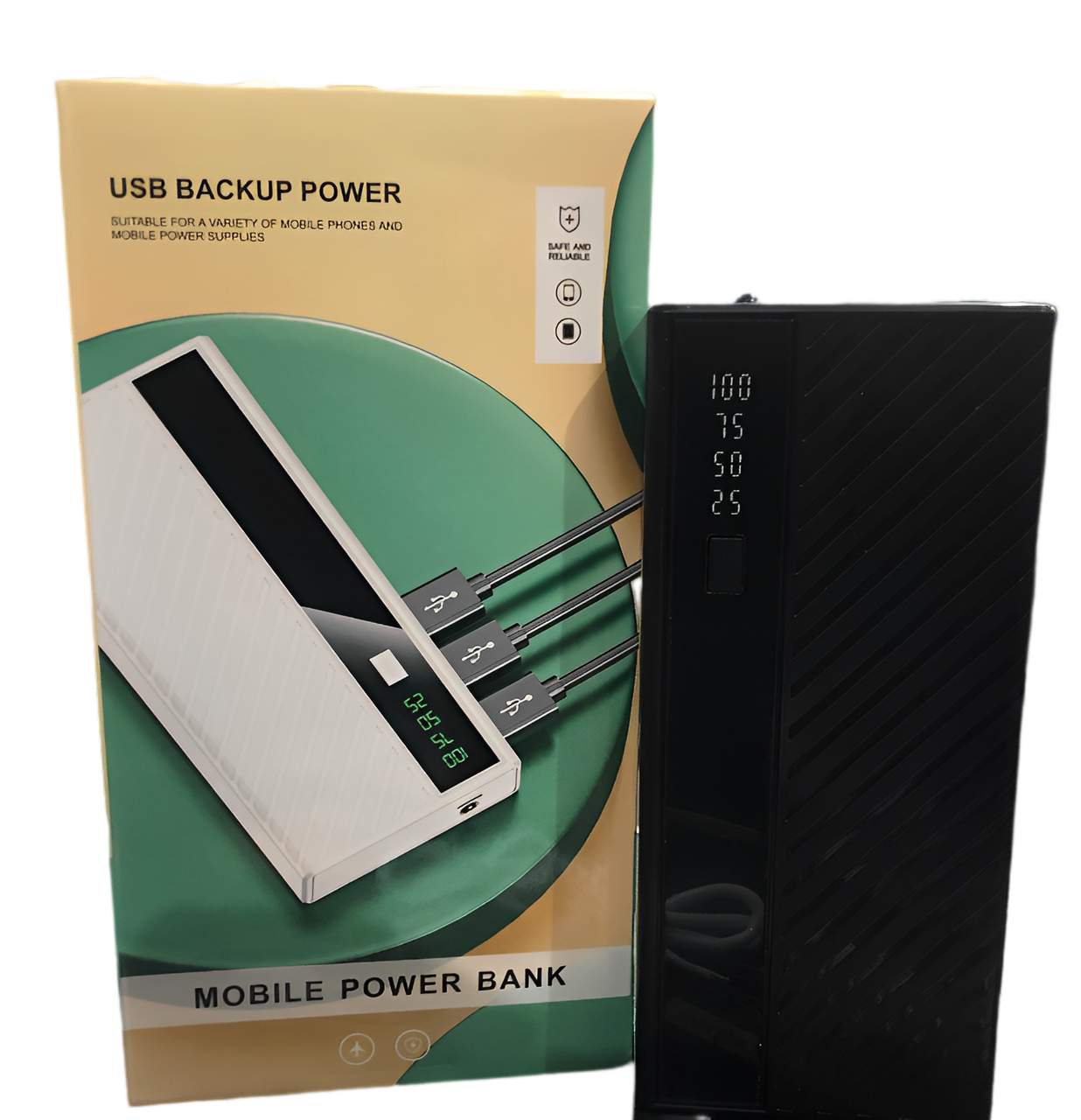 4240467611_poverbank-led-lighting Повербанк LED Lighting Power Bank 20000 mAh Внешний аккумулятор - Зображення 1