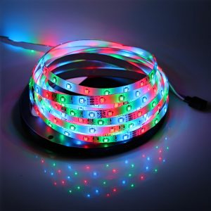 Светодиодная RGB лента 5м 2835 RGB с контроллером и блоком питания — фото 2
