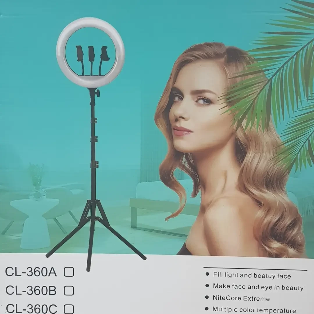 4352499711_professionalnaya-koltsevaya-lampa Профессиональная кольцевая лампа Led LC-360A 35 см - Зображення 1