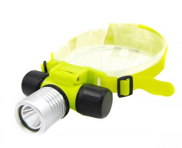 Подводный налобный фонарь Bailong BL-56/5390 CREE XR-E Q5 Желтый