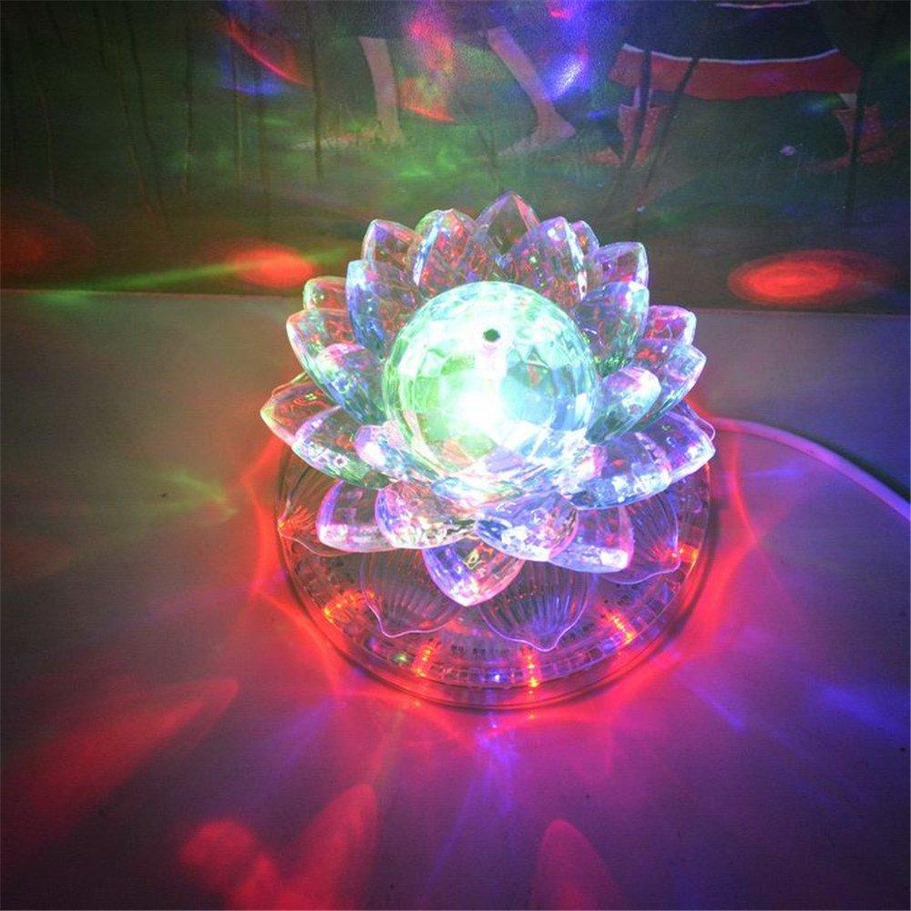 4372672364_lampa-disko-lotos Лампа Диско Лотос led lotus lantern 2 - Зображення 1