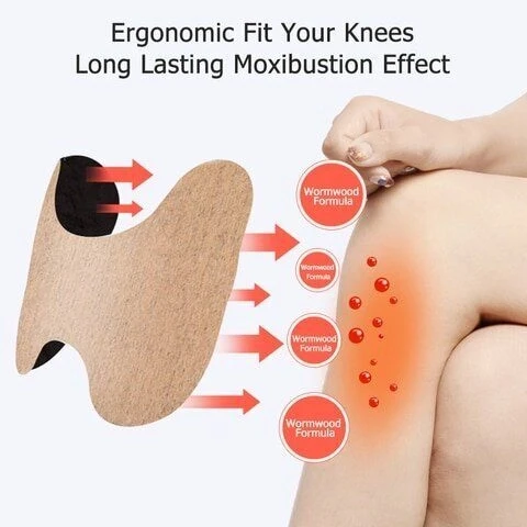 4442024183_plastyr-protivovospalitelnyj-knee Пластырь противовоспалительный KNEE PATCH 10 шт - Зображення 1