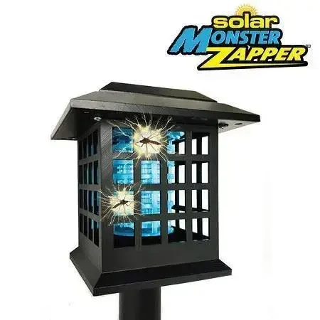 Истребитель комарів з сонячною панеллю Solar Monster Zapper