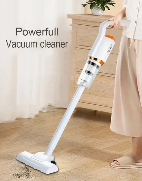 Аккумуляторный пылесос без мешка Vacuum Cleaner 2000mAh 120 Вт беспроводной, вертикальный