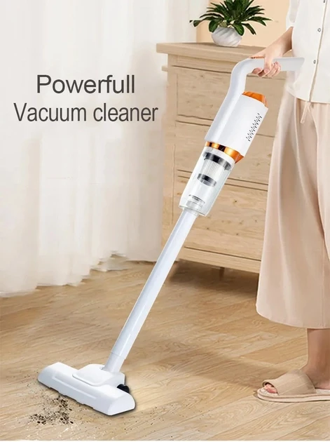 4573046290_akkumulyatornyj-pylesos-bez Аккумуляторный пылесос без мешка Vacuum Cleaner 2000mAh 120 Вт беспроводной, вертикальный - Зображення 1