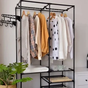 Вешалка для одежды 86/43/173 Simple Coat Rack Double Row / Вешалка с полками — фото 2