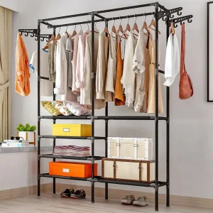 Вешалка для одежды 86/43/173 Simple Coat Rack Double Row / Вешалка с полками