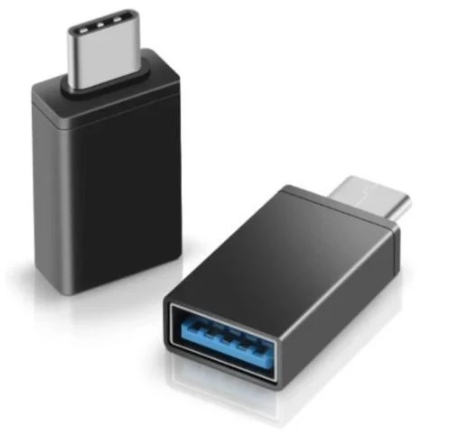 4644288189_perehodnik-usb-otg-01 Переходник USB OTG-01 с телефона на флешку - Type-C черные - Зображення 1