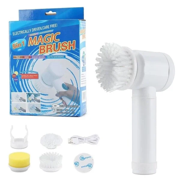 Електрична щітка для миття посуду та ванної Magic Brush