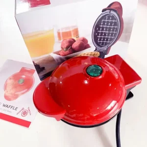 Вафельница мини для бельгийских вафель Mini Waffle Maker — фото 2