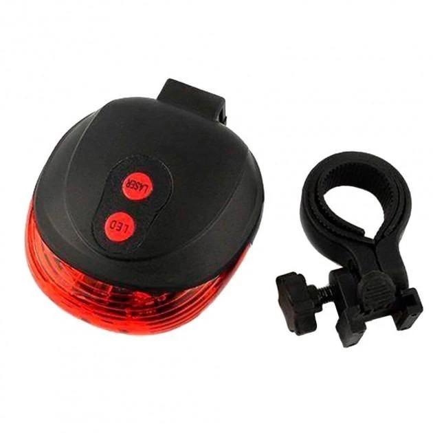 5083273731_fonarik-velosipednyj-s Фонарик велосипедный с крепежем BL-118 BIKE LIGHT+LASER - Зображення 1