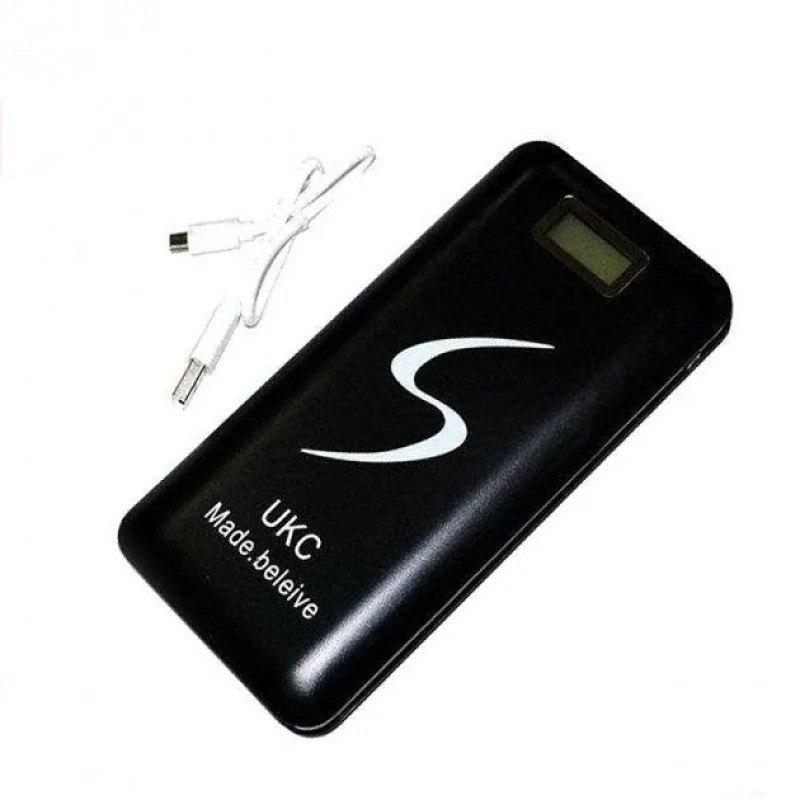 5084818216_mobilnaya-zaryadka-power Мобильная зарядка Power Bank с экраном и фонариком 30000/9600mAh UKC - Зображення 1