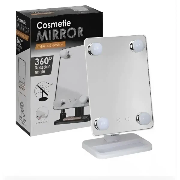 УЦЕНКА! Компактное зеркало с подсветкой для макияжа MCH Cosmetie Mirror 360 (плохая коробка)