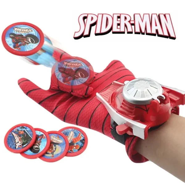 Детская игрушка перчатка-бластер Человек паук Spider man glooves