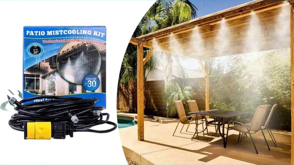 5426300397_sadovyj-tumanoobrazovatel-dlya Садовый туманообразователь для беседок Patio Mistcooling система распылитель с 10-метровой системой трубок - Зображення 1