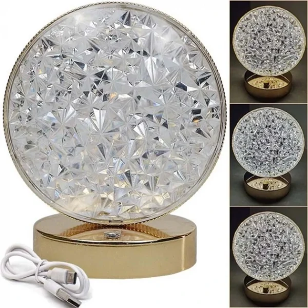 Настольная лампа с кристаллами и бриллиантами Creatice Table Lamp 19 4 Вт