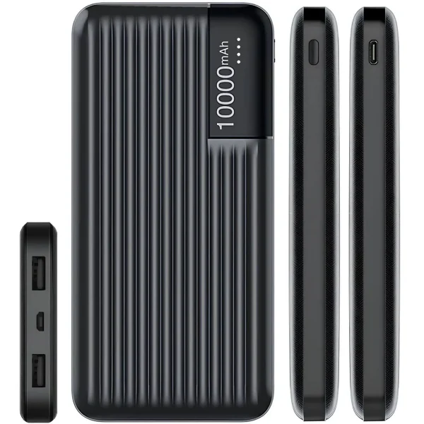 Внешний акумулятор PowerBank 10000mAh, LENYES PX161 / Портативный аккумулятор / Повербанк для телефона / УМБ