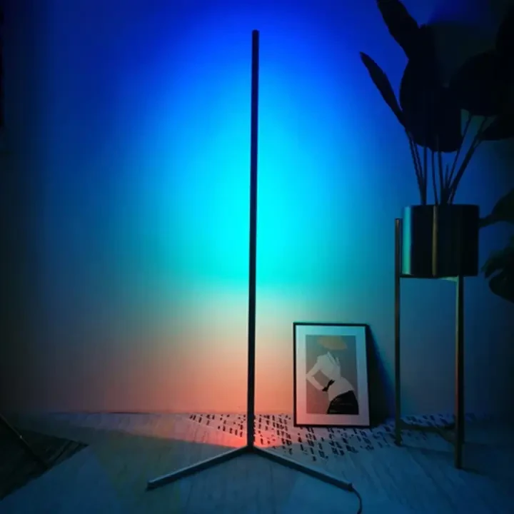 6127684481_napolnaya-lampa-14 Напольная Лампа 1.4 m для спальни RGB светодиодная Напольная Лампа для спальни, HA-10 - Зображення 1