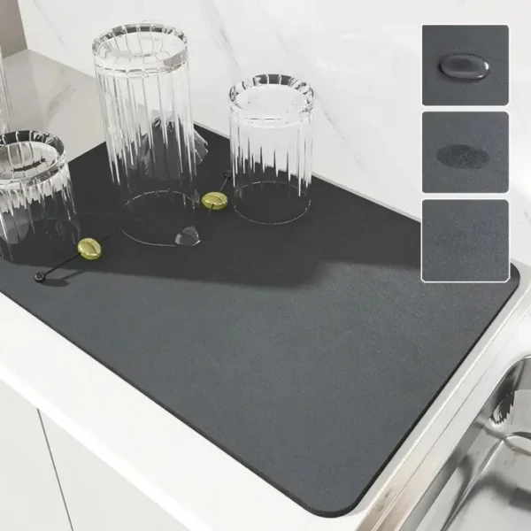 Коврик для сушки посуды,  49,5см на 39,5 см PVC mat LY-631