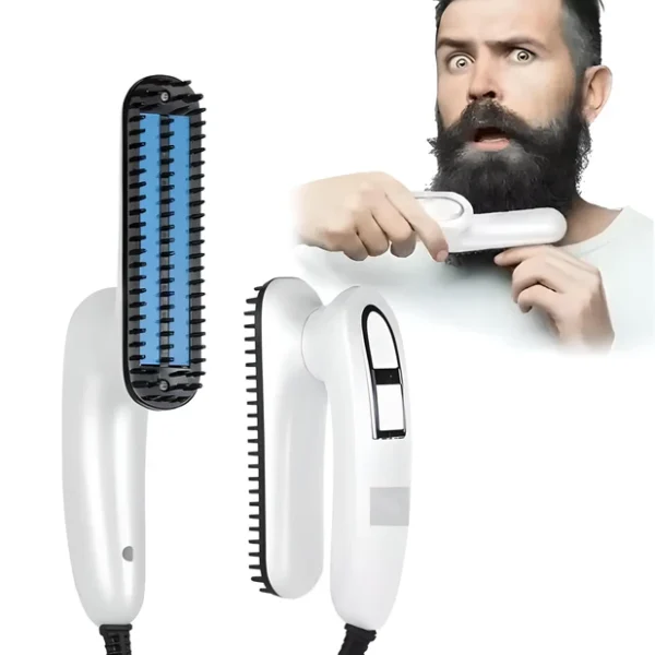 Утюжок-Гребень выпрямитель для бороды и волос Beard Hair Straightener  EL-1319
