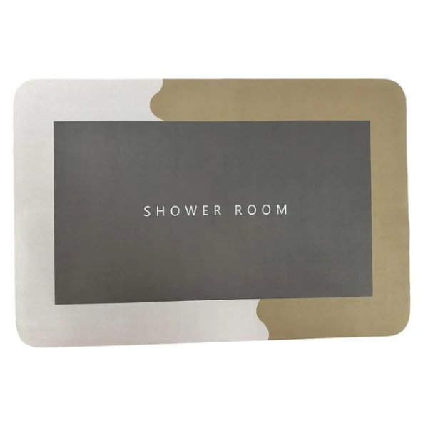 Универсальный антискользящий коврик для ванной Shower Room 40х60 см цвет коричневый
