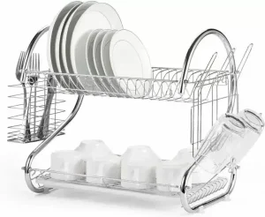 Органайзер для сушки посуды и кухонных приборов Wet Dish Organiser 8051S ART-0448 — фото 2