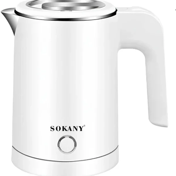 Електрочайник Sokany SK-SH-1077 мини-чайник для дома Белый 0.5 л 600вт