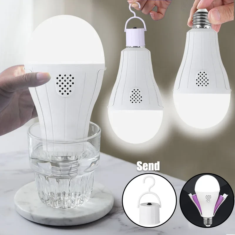6267534799_energosberegayuschaya-lampa-20w Энергосберегающая лампа 20w с 2 сменными аккумуляторами и зарядкой 18650, Rainberg P920 - Зображення 1