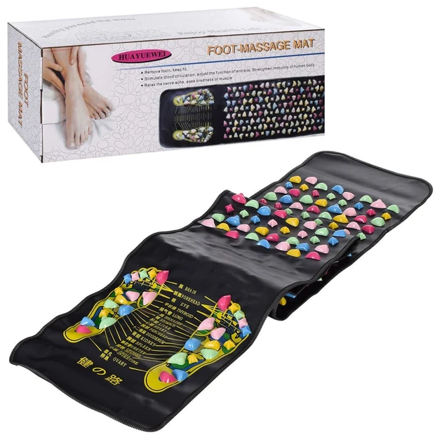 6279159380_ortopedicheskij-kovrik-easyfit Ортопедический коврик EasyFit 175 см с камнями (массажная дорожка c камешками от плоскостопия для ног детей) - Зображення 1