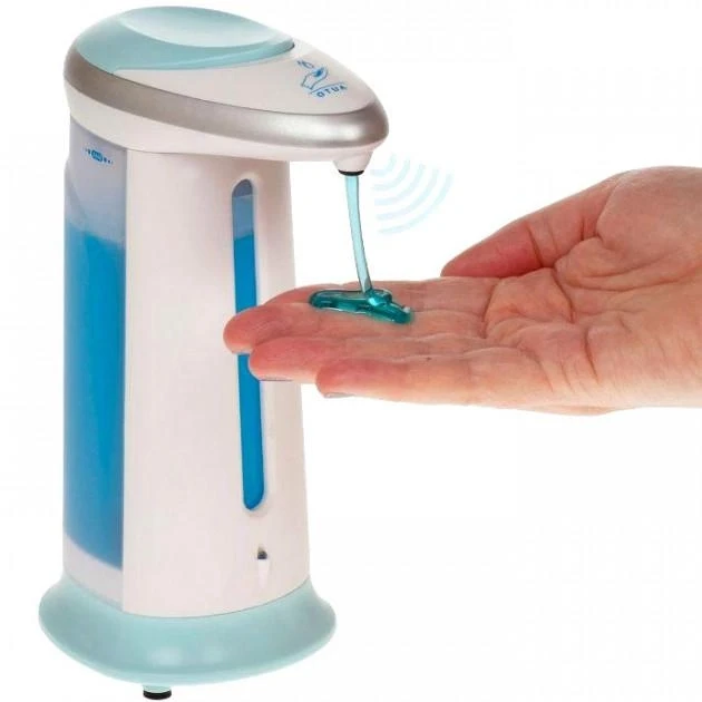 6329110805_sensornyj-dozator-soap Сенсорный дозатор Soap Magic жидкого мыла автоматическая мыльница с дозатором 380 мл - Зображення 1