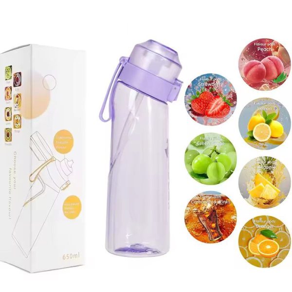 Спортивная бутылка Air Up Bottle/up air 7 вкусов/картриджей в комплекте 650 мл Фиолетовый