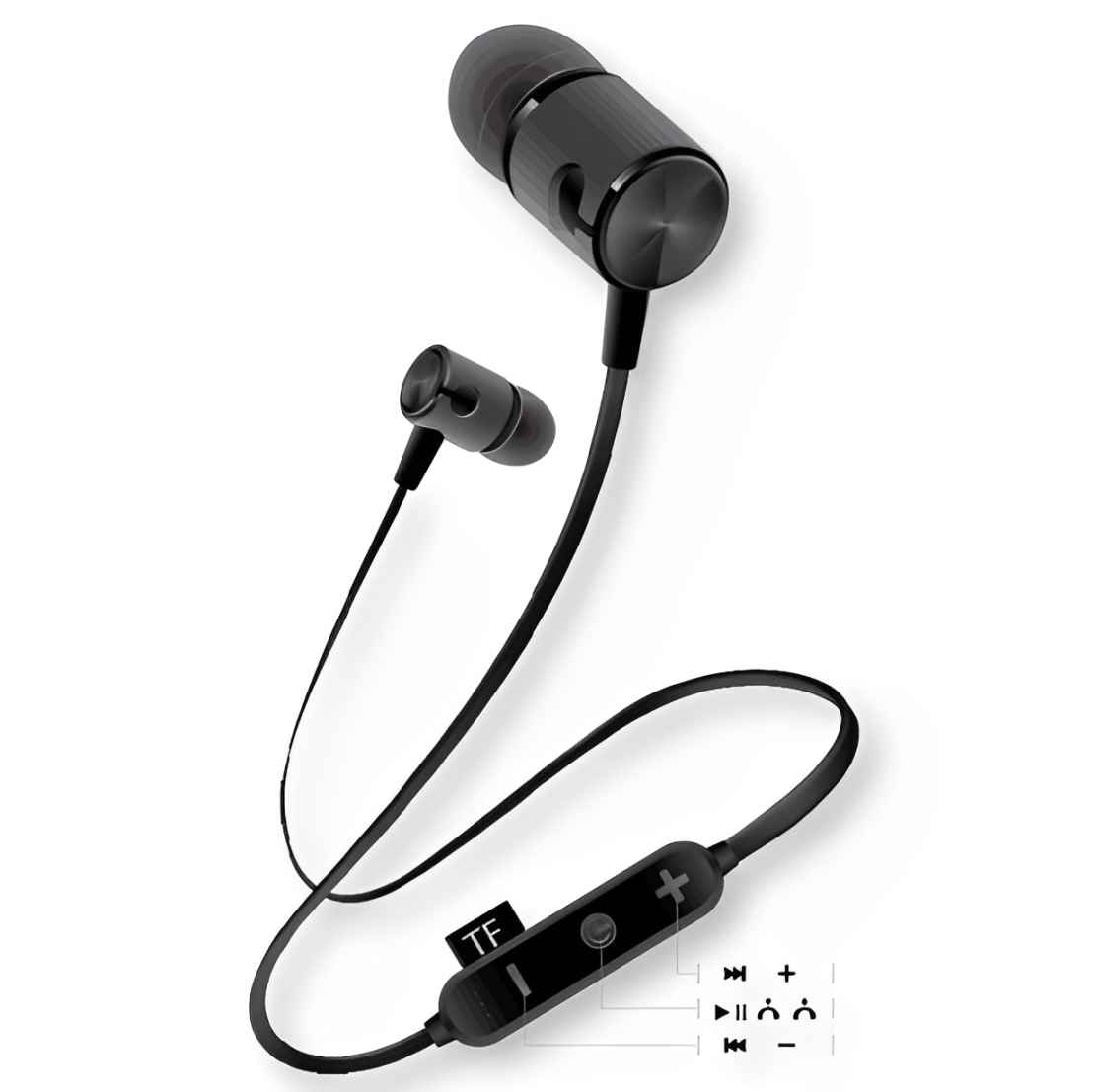 6533468913_besprovodnye-naushniki-bluetooth Беспроводные наушники Bluetooth MG-G20 Bluetooth 4.2 Серый - Зображення 1