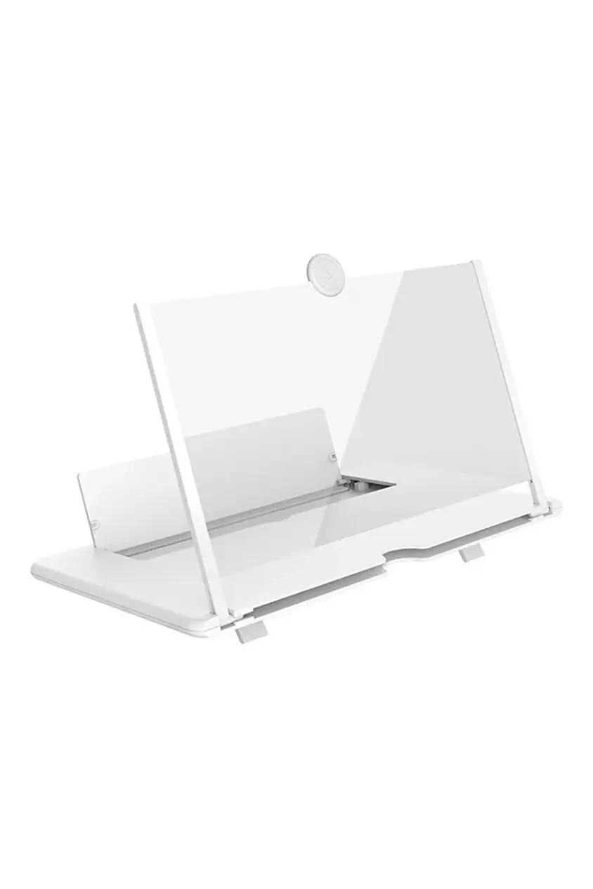 6555181362_utsenka-3d-podstavka-uvelichitel УЦЕНКА! 3D Подставка-увеличитель экрана для телефона плоский белый (Плохая упаковка, трещина на корпусе 2848) - Зображення 1