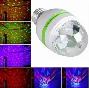 УЦЕНКА. Диско лампа LASER Rotating lamp,вращающаяся лампа (Плохая упаковка, трещина на корпусе 2853)