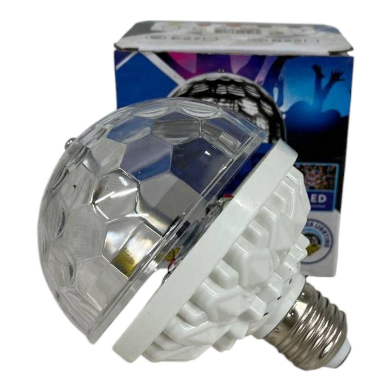 6605291954_svetodiodnaya-disko-lampa Светодиодная диско лампа в патрон COLOR ROTATING LAMP E27 - Зображення 1