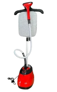 Отпариватель вертикальный для одежды Garment Steamer 2000W Красный Паровой утюг для всех видов ткани — фото 2