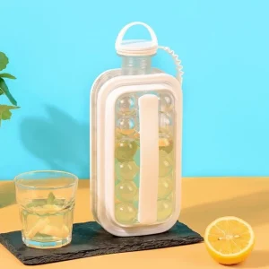 Силиконовая форма для льда с крышкой на 17 шариков Cool Home ICE Tray лоток для заморозки воды — фото 2